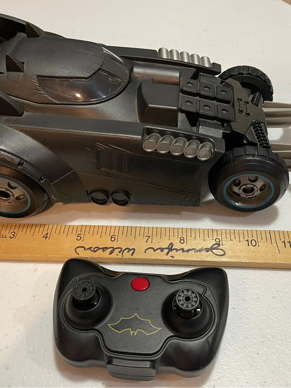Black Bat-Inspired Push Car for Kids - Toy Vehicle
